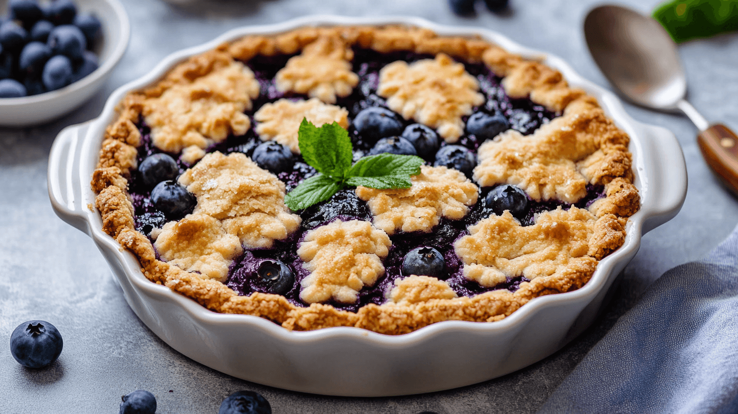 Easy Blueberry Cobbler Recipe
