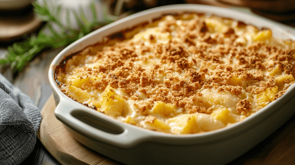 Pineapple Casserole Recipe: Sweet & Savory Comfort Food 2 Pineapple Casserole Recipe: Sweet & Savory Comfort Food Pineapple Casserole Recipe