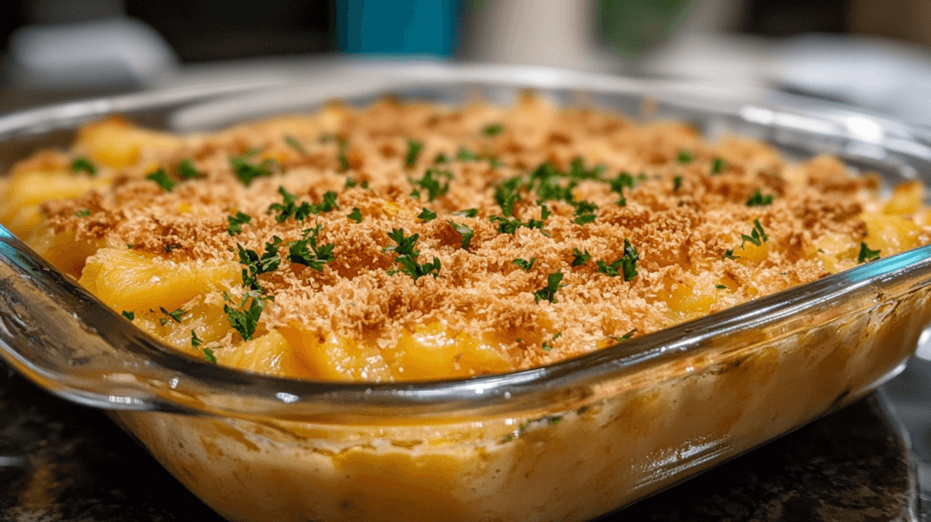 Pineapple Casserole Recipe: Sweet & Savory Comfort Food 1 Pineapple Casserole Recipe: Sweet & Savory Comfort Food Pineapple Casserole Recipe
