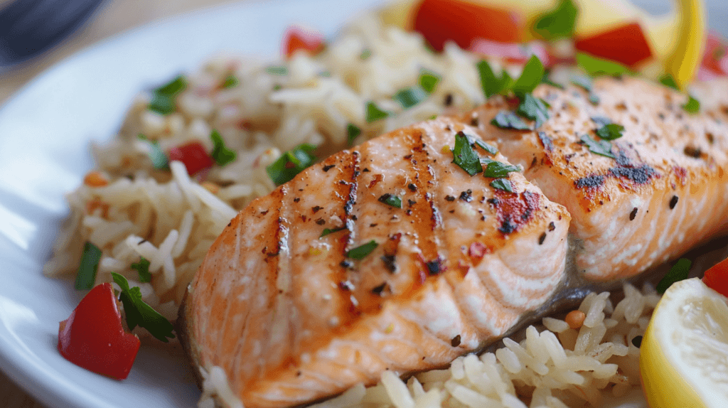 Salmon Rice Recipe: Easy, Nutritious, and Delicious Meal Idea 1 Salmon Rice Recipe: Easy, Nutritious, and Delicious Meal Idea Salmon Rice Recipe
