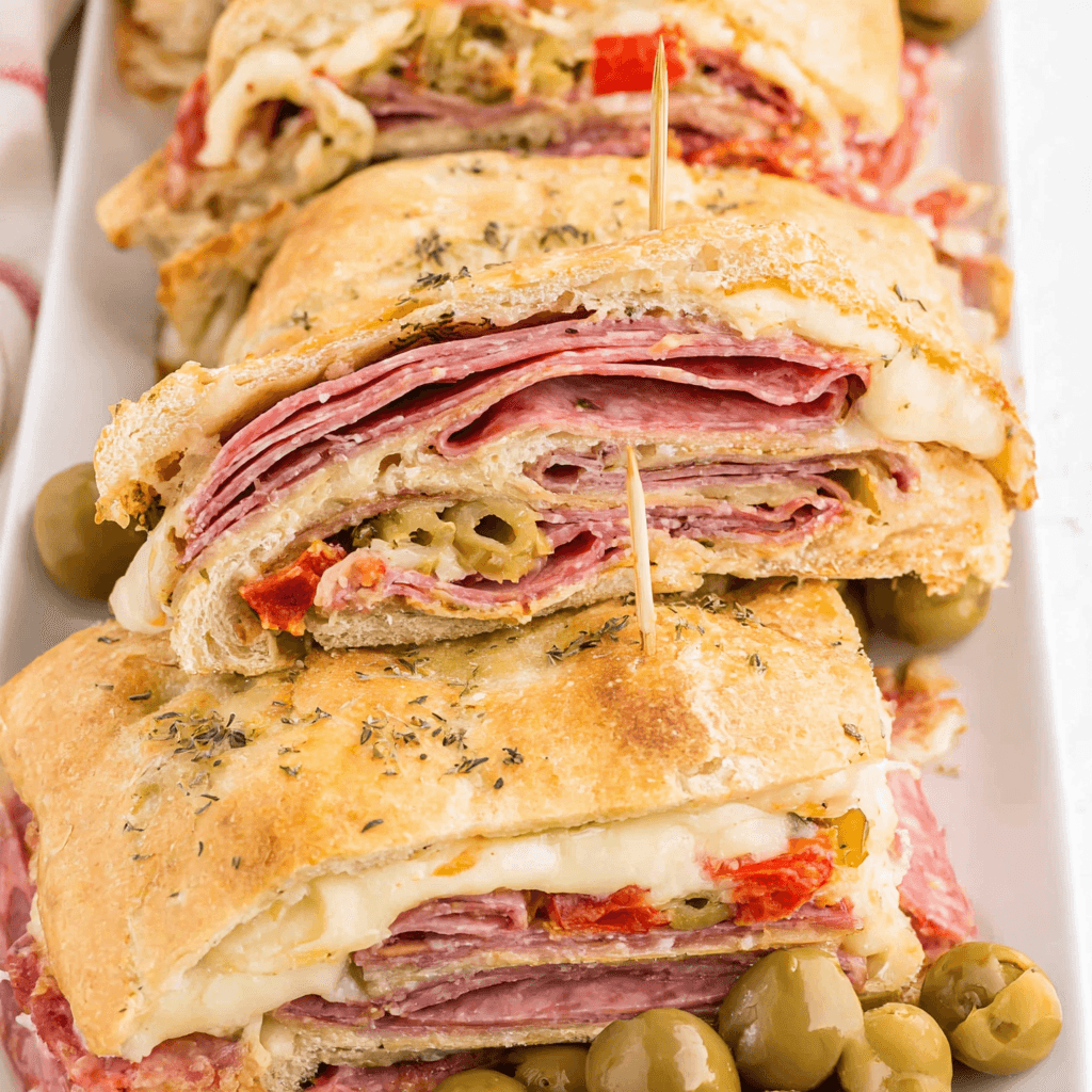 Ultimate Muffuletta Garbage Bread Recipe | Cheesy & Flavor-Packed 4 Ultimate Muffuletta Garbage Bread Recipe | Cheesy & Flavor-Packed Muffuletta Garbage Bread22
