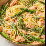 Asparagus Salmon Pasta Recipe