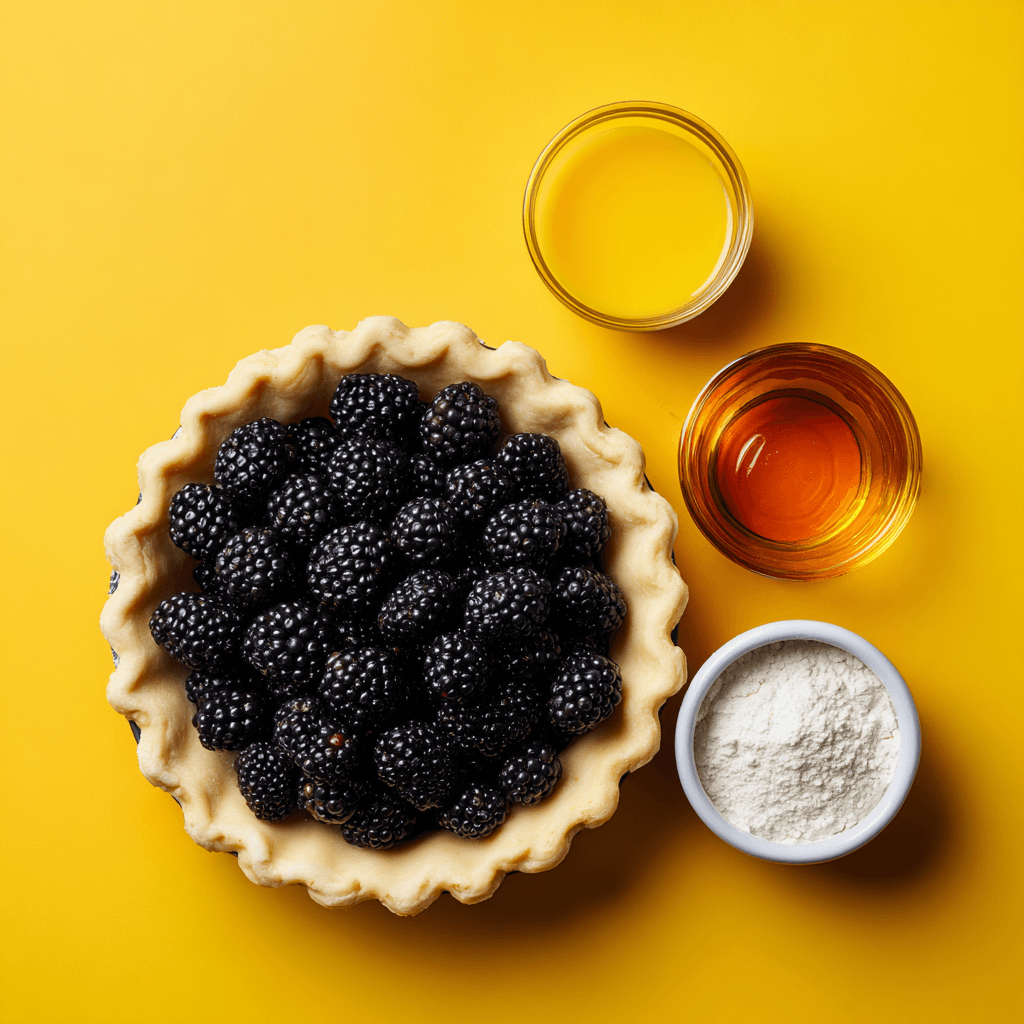 Easy Black Raspberry Pie 2 Easy Black Raspberry Pie Ingredient Photo