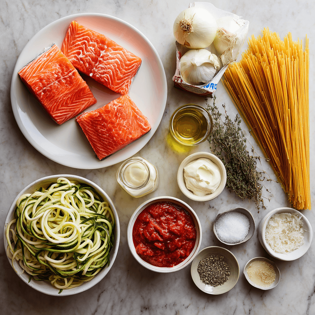 Mouthwatering Creamy Salmon And Tomato Pasta You’ll Crave 2 Mouthwatering Creamy Salmon And Tomato Pasta You’ll Crave Salmon Tomato Ingredients
